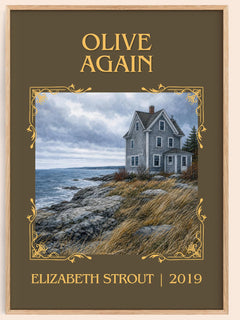 Olive Again Classic Book Art Print by Elizabeth Strout – book poster