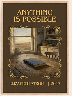 Anything is possible Classic Book Art Print by Elizabeth Strout – book poster