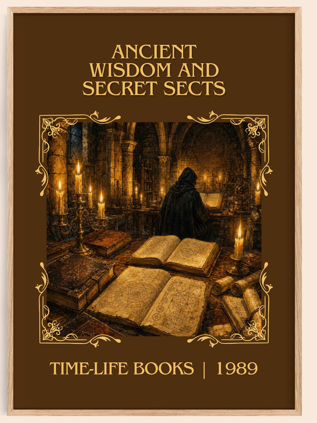 Ancient wisdom and secret sects Classic Book Art Print by T. Books – book poster