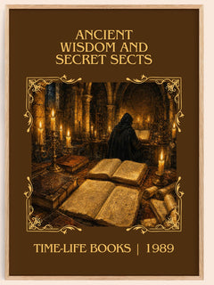 Ancient wisdom and secret sects Classic Book Art Print by T. Books – book poster