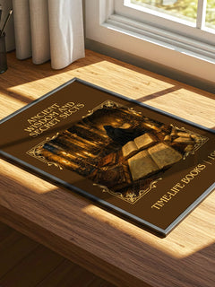 Ancient wisdom and secret sects Classic Book Art Print by T. Books – print on a sunlit desk
