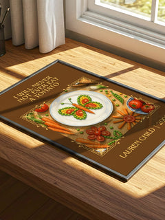 I will never not ever eat a tomato Classic Book Art Print by L. Child – print on a sunlit desk