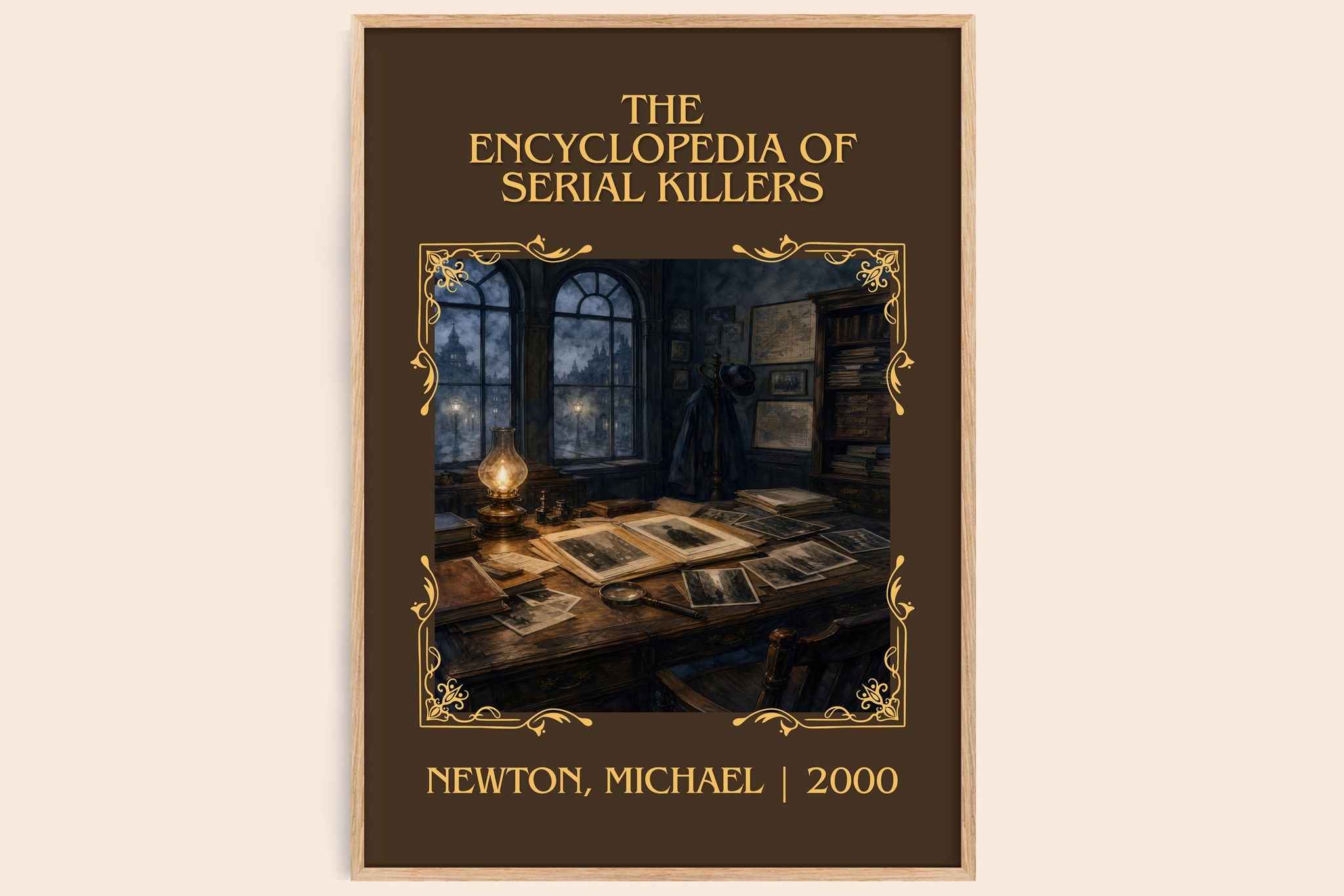 encyclopedia of serial killers Classic Book Art Print by N. Michael