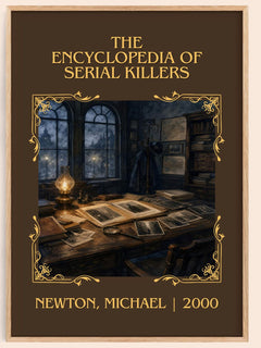 encyclopedia of serial killers Classic Book Art Print by N. Michael – book poster