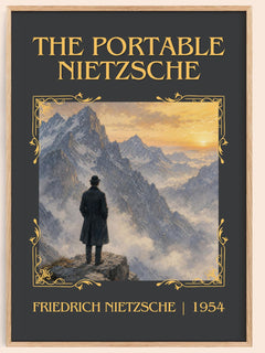 The portable Nietzsche Classic Book Art Print by Friedrich Nietzsche – book poster