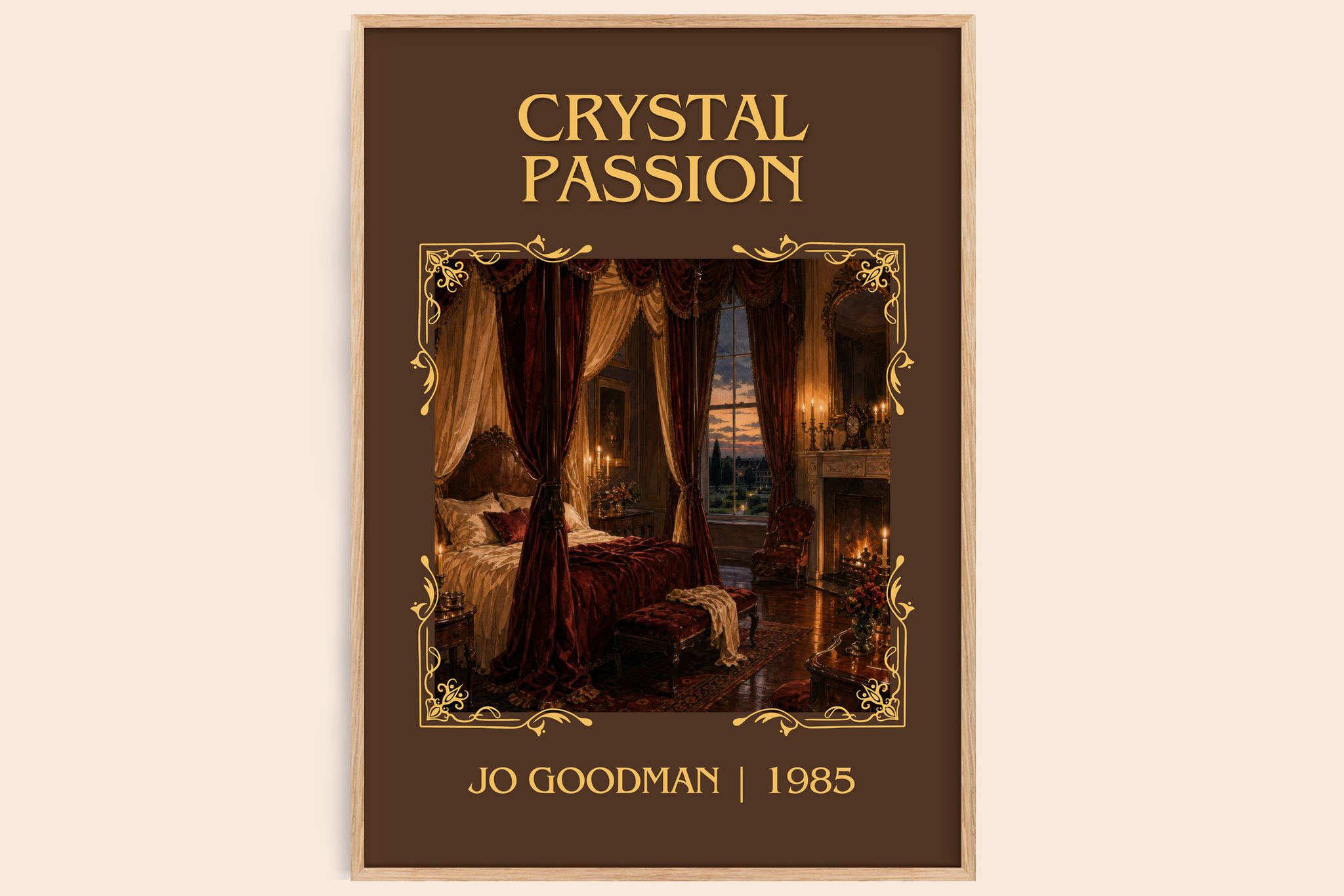 Crystal Passion Classic Book Art Print by Jo Goodman