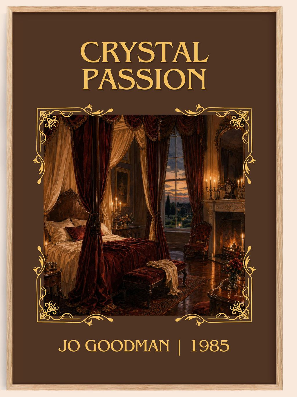 Crystal Passion Classic Book Art Print by Jo Goodman – book poster