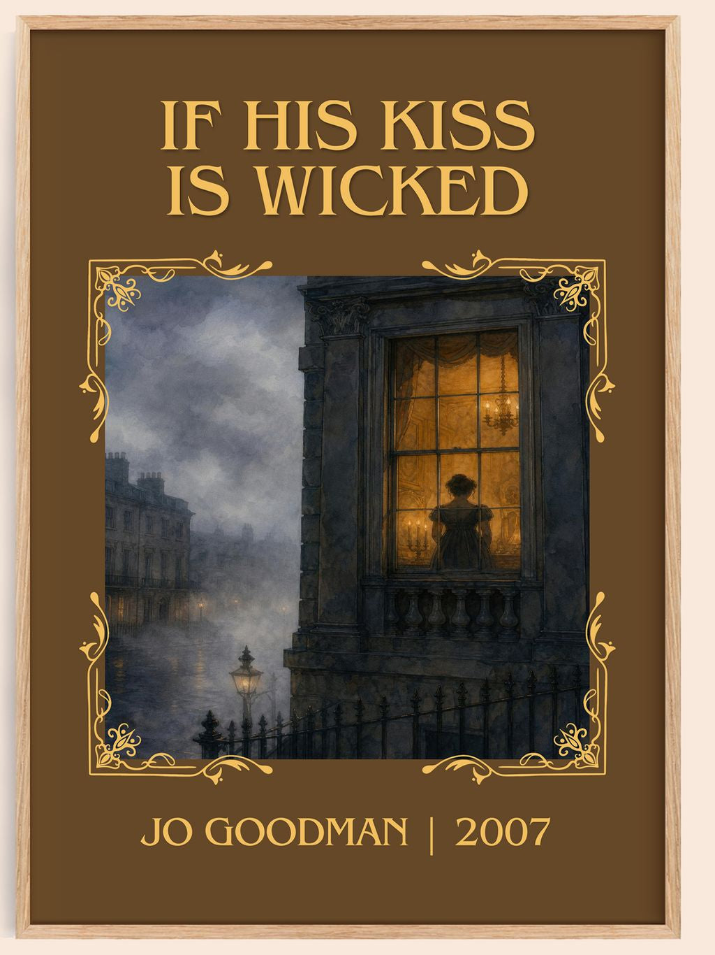 If his kiss is wicked Classic Book Art Print by Jo Goodman – book poster