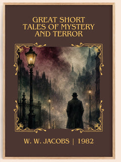 Great Short Tales of Mystery and Terror Classic Book Art Print by W. W. Jacobs – book poster