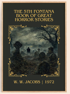 The 5th Fontana Book of Great Horror Stories Classic Book Art Print by W. W. Jacobs – book poster