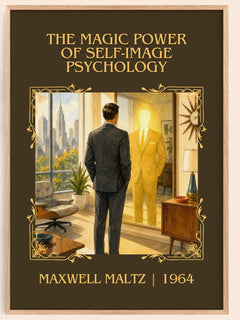 The Magic Power of Self-Image Psychology Classic Book Art Print by Maxwell Maltz – book poster