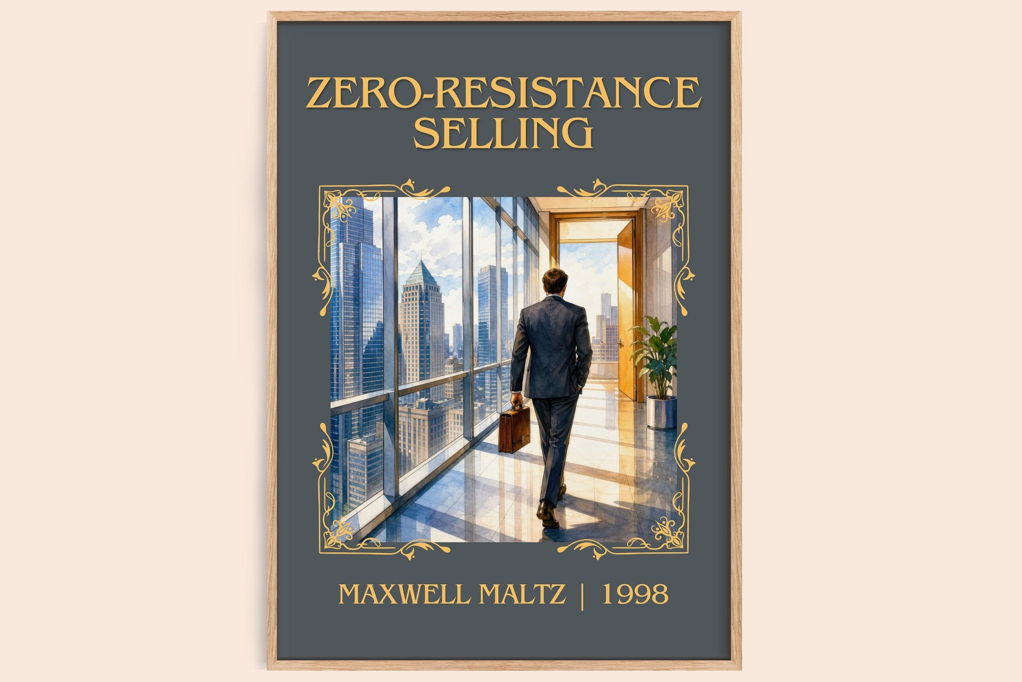 Zero-resistance selling Classic Book Art Print by Maxwell Maltz