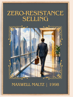 Zero-resistance selling Classic Book Art Print by Maxwell Maltz – book poster