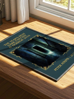 The Year's Best Dark Fantasy & Horror 2010 Classic Book Art Print by Peter Atkins – print on a sunlit desk