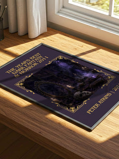 The Year's Best Dark Fantasy & Horror 2011 Classic Book Art Print by Peter Atkins – print on a sunlit desk