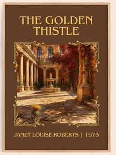The Golden Thistle Classic Book Art Print by Janet Louise Roberts – book poster