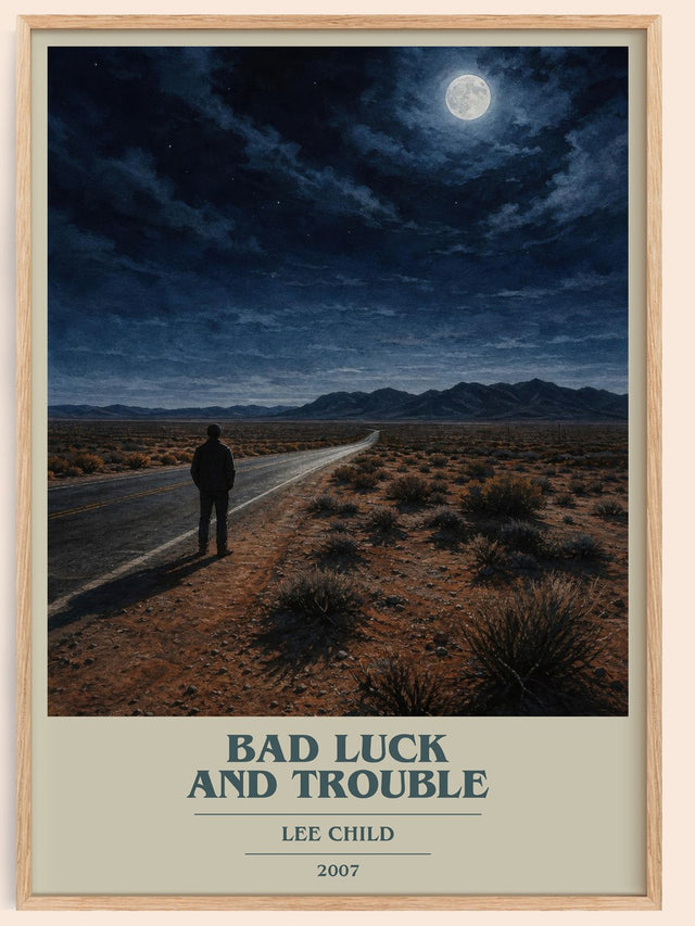 Bad Luck And Trouble Book Cover Poster by Lee Child