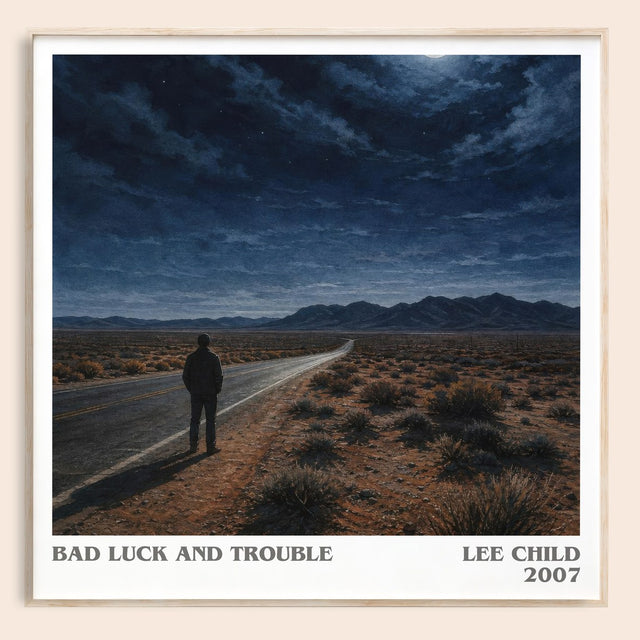 Bad Luck And Trouble Literary Art Print by Lee Child