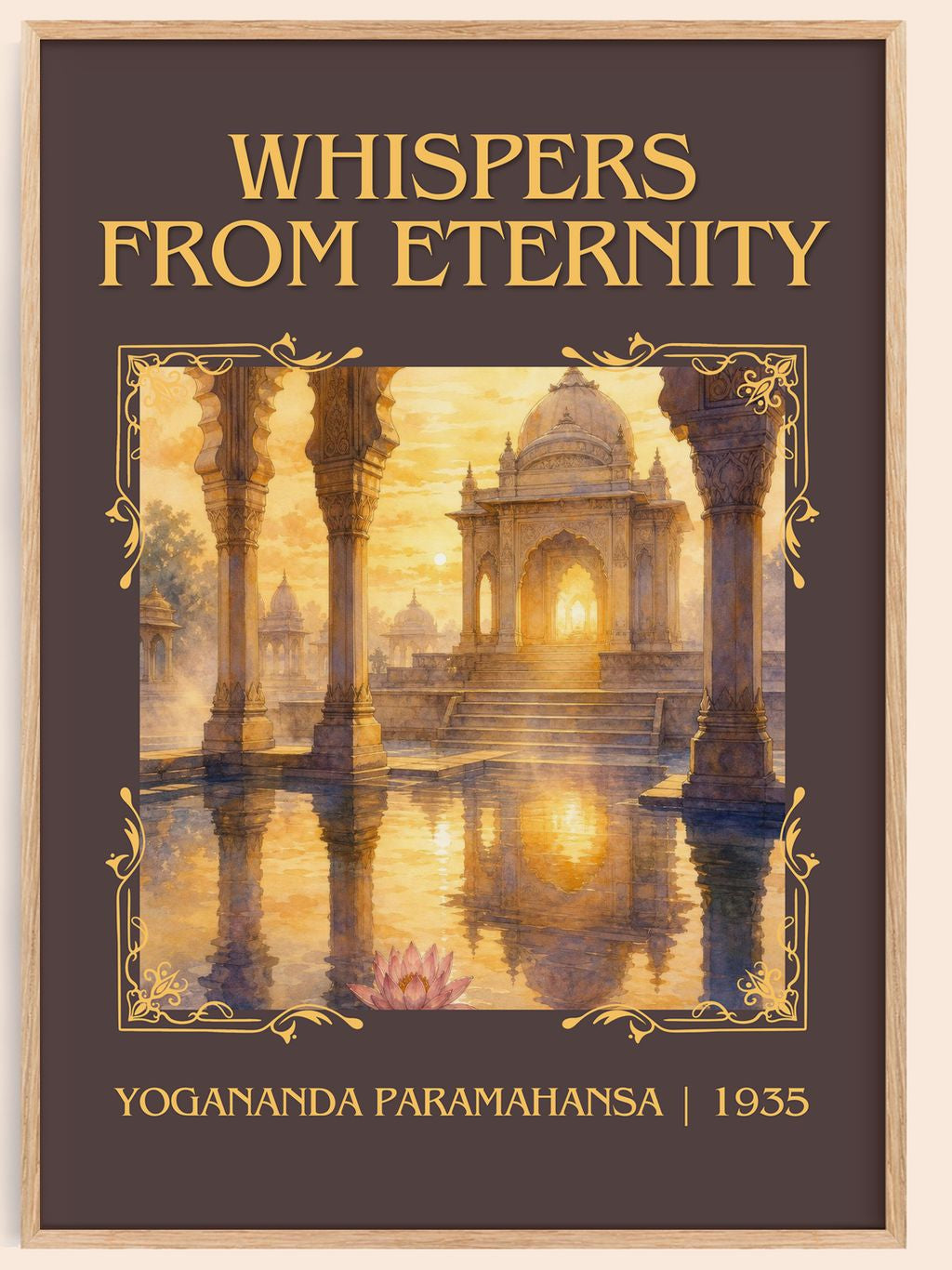 Whispers from Eternity Classic Book Art Print by Yogananda Paramahansa – book poster