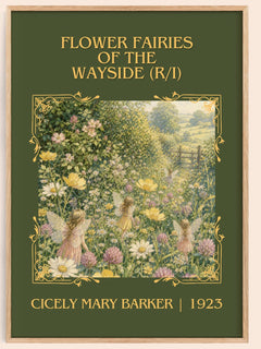 Flower Fairies of the Wayside (R/I) Classic Book Art Print by Cicely Mary Barker – book poster