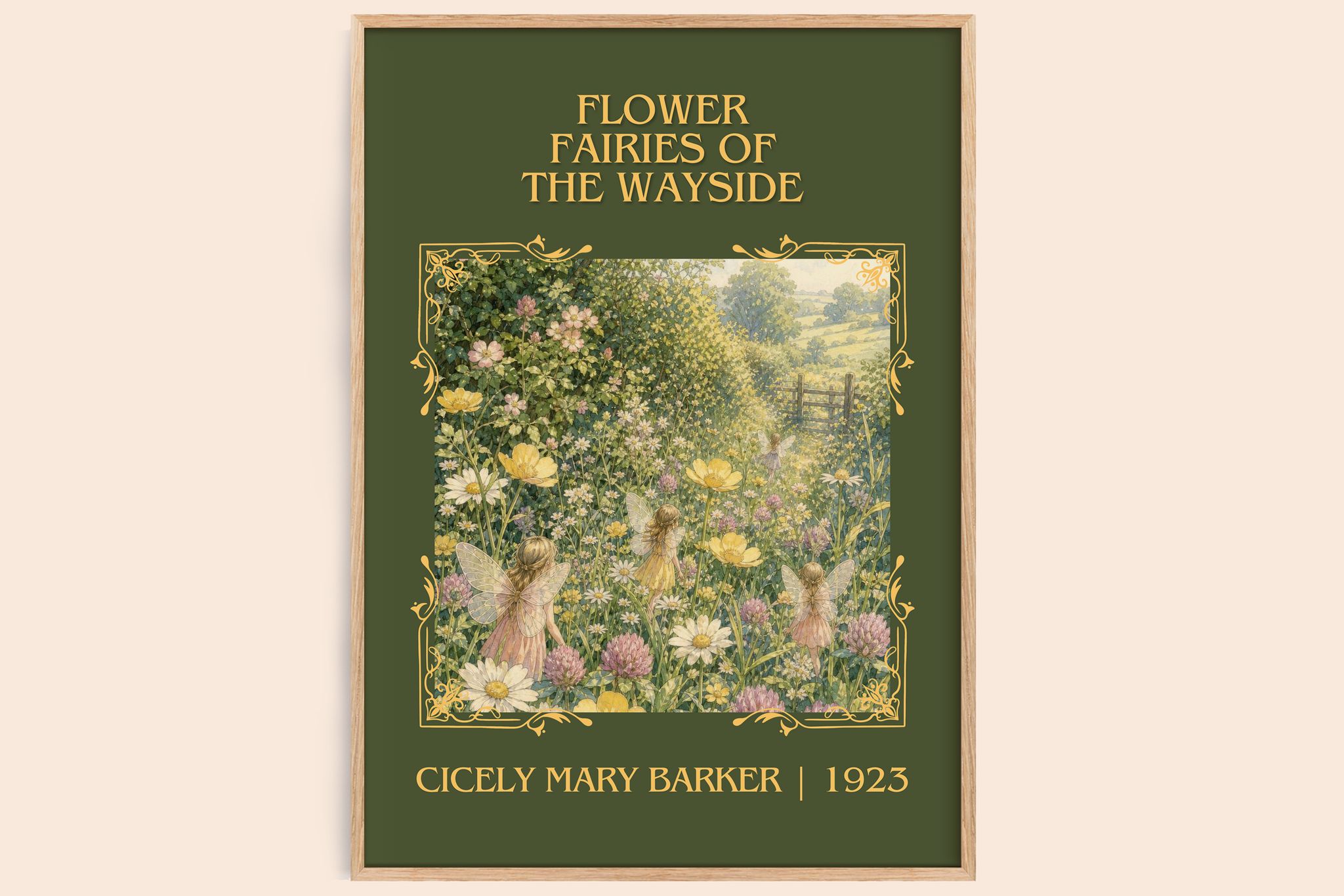 Flower Fairies of the Wayside Classic Book Art Print by Cicely Mary Barker