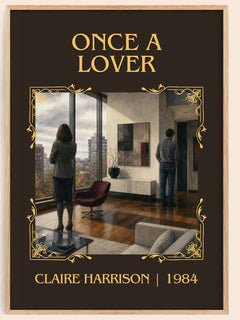 Once a lover Classic Book Art Print by Claire Harrison – book poster