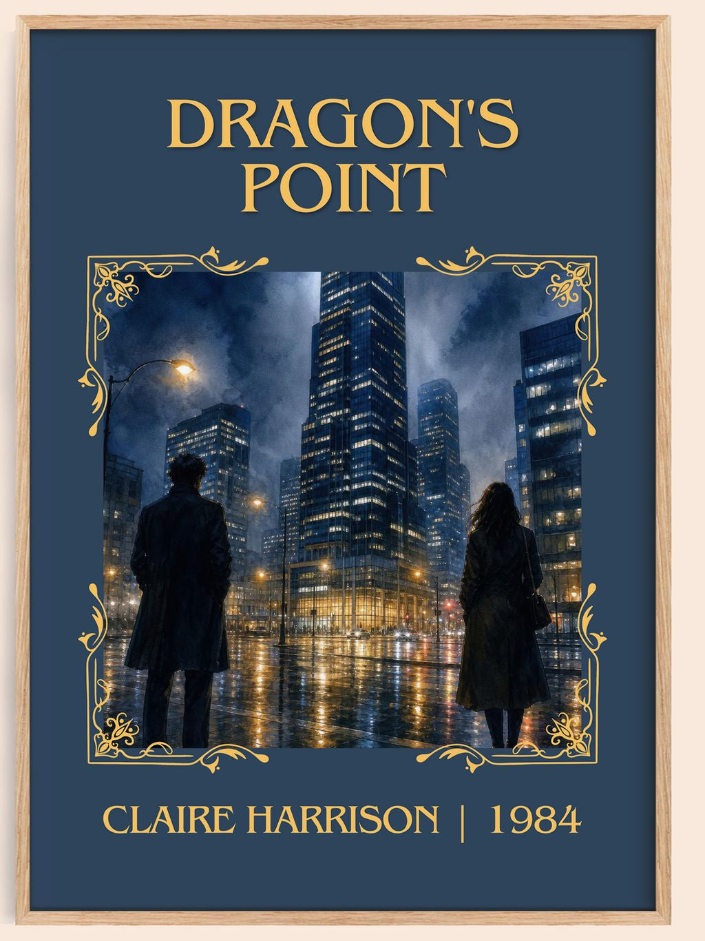 Dragon's Point Classic Book Art Print by Claire Harrison – book poster