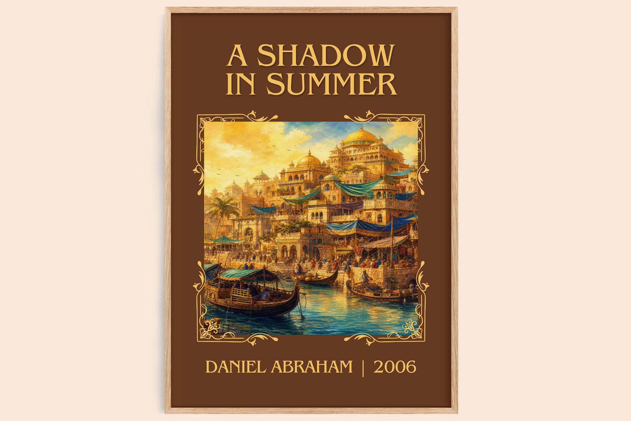 A Shadow in Summer Classic Book Art Print by Daniel Abraham