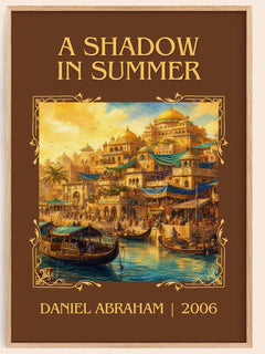 A Shadow in Summer Classic Book Art Print by Daniel Abraham – book poster