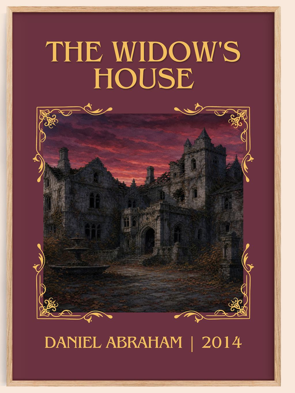 The widow's house Classic Book Art Print by Daniel Abraham – book poster