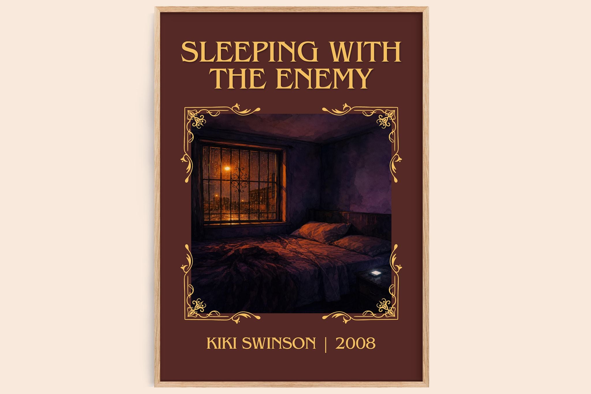 Sleeping with the enemy Classic Book Art Print by Kiki Swinson