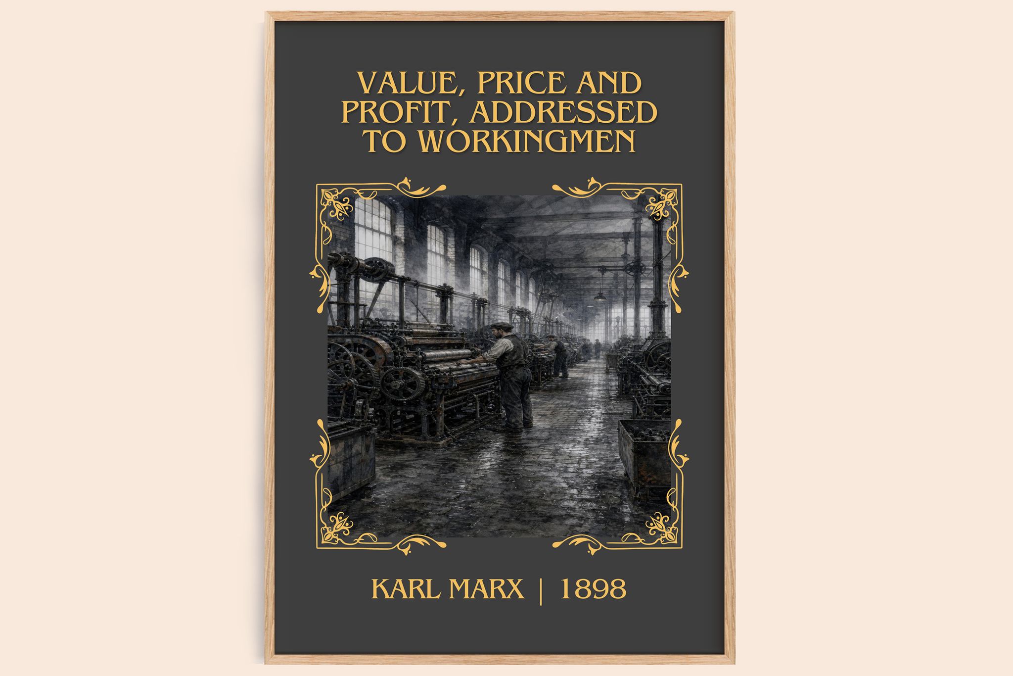 Value, price and profit, addressed to workingmen Classic Book Art Print by Karl Marx