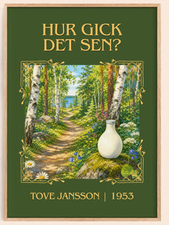 Hur gick det sen? Classic Book Art Print by Tove Jansson – book poster