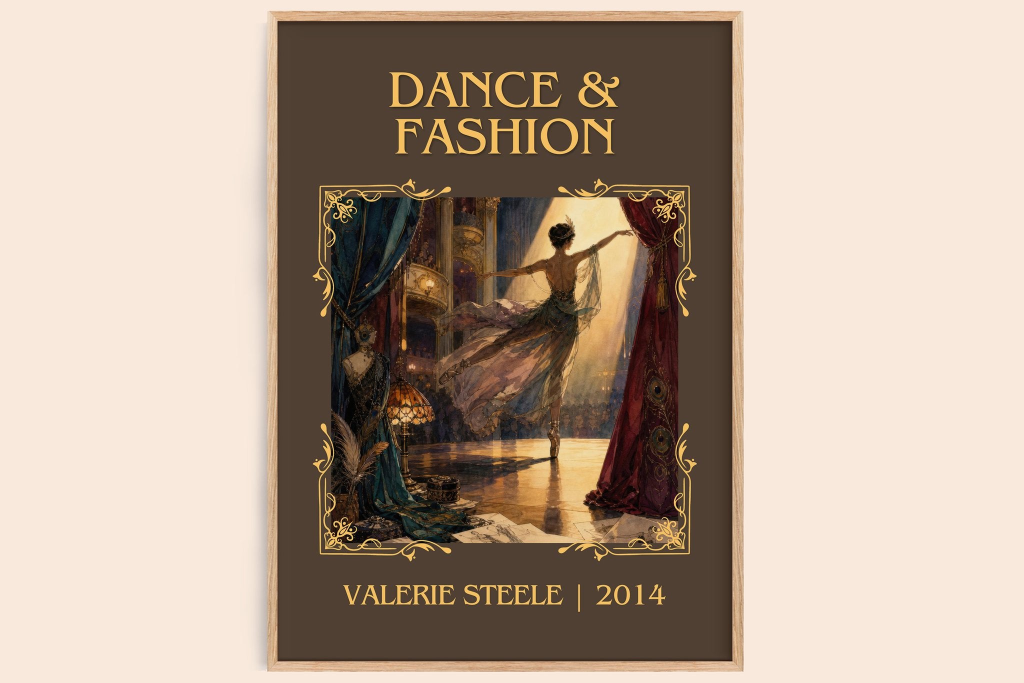 Dance & fashion Classic Book Art Print by Valerie Steele