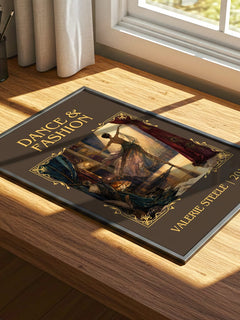 Dance & fashion Classic Book Art Print by Valerie Steele – print on a sunlit desk