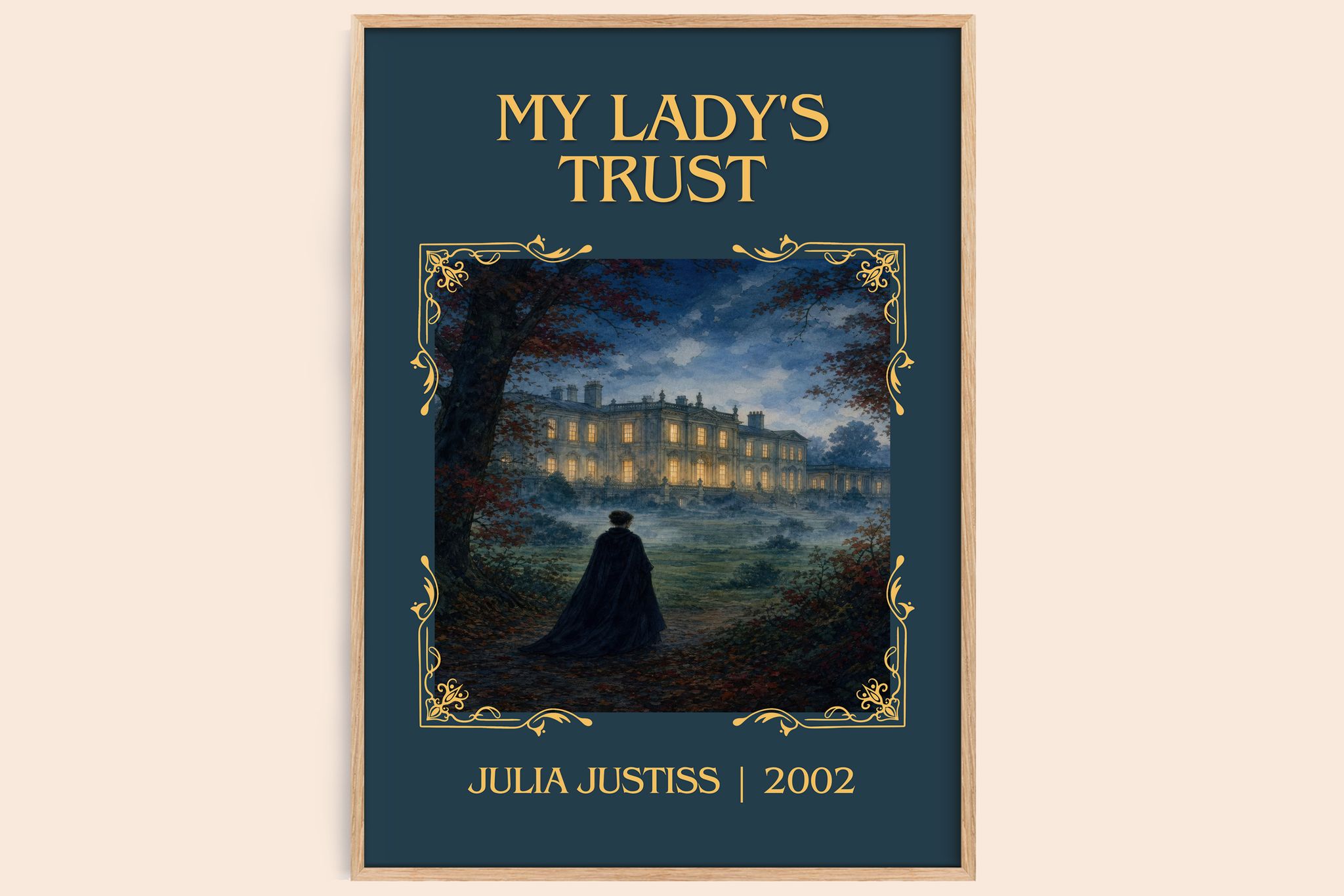 My Lady's Trust Classic Book Art Print by Julia Justiss