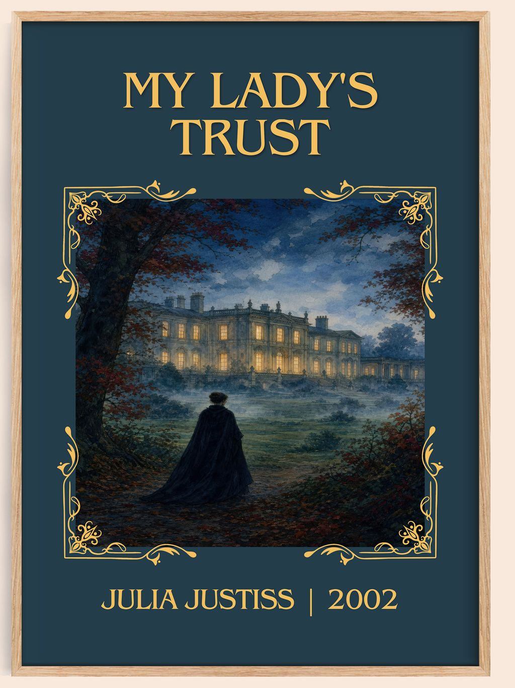 My Lady's Trust Classic Book Art Print by Julia Justiss – book poster