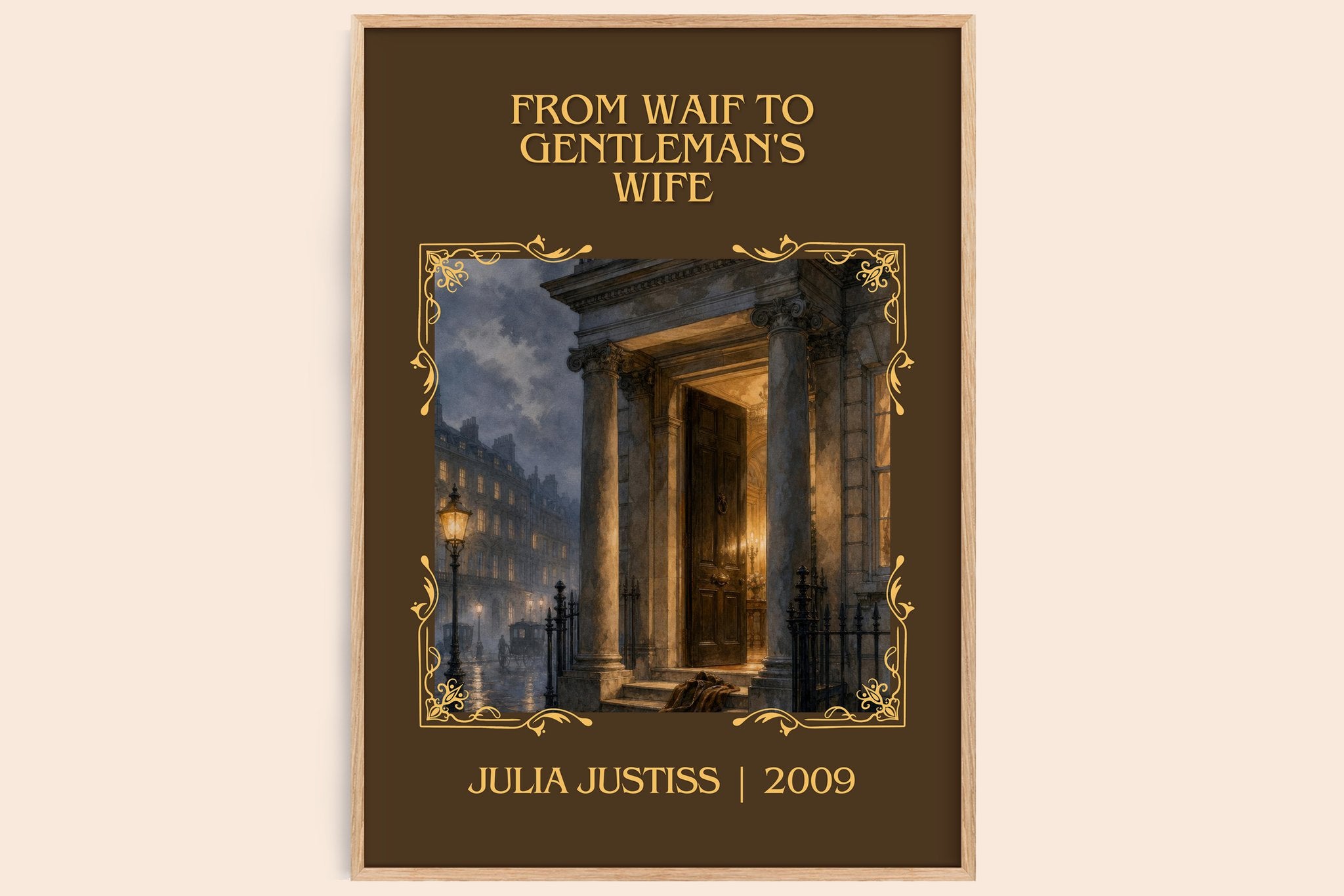 From Waif to Gentleman's Wife Classic Book Art Print by Julia Justiss