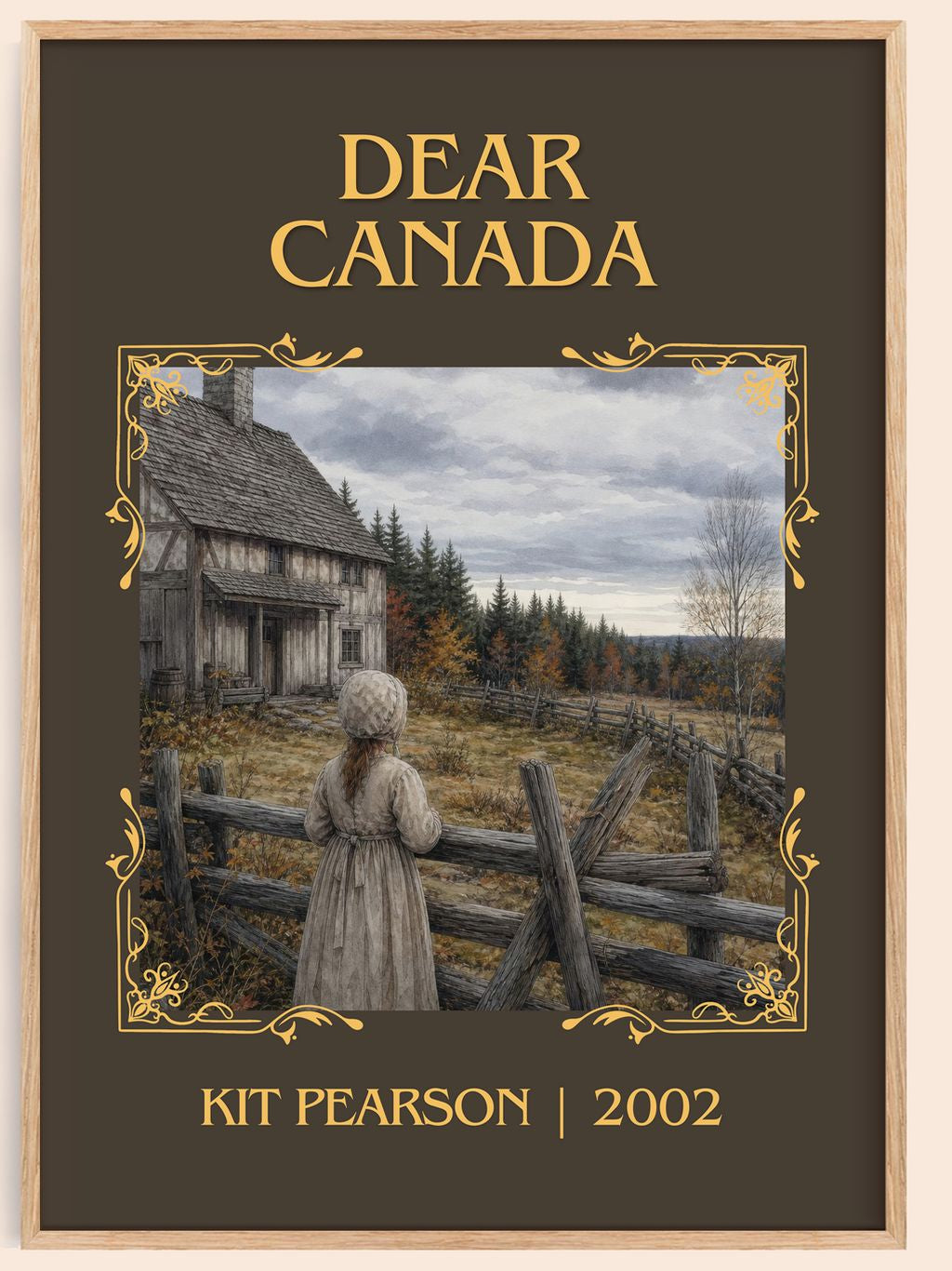 Dear Canada Classic Book Art Print by Kit Pearson – book poster