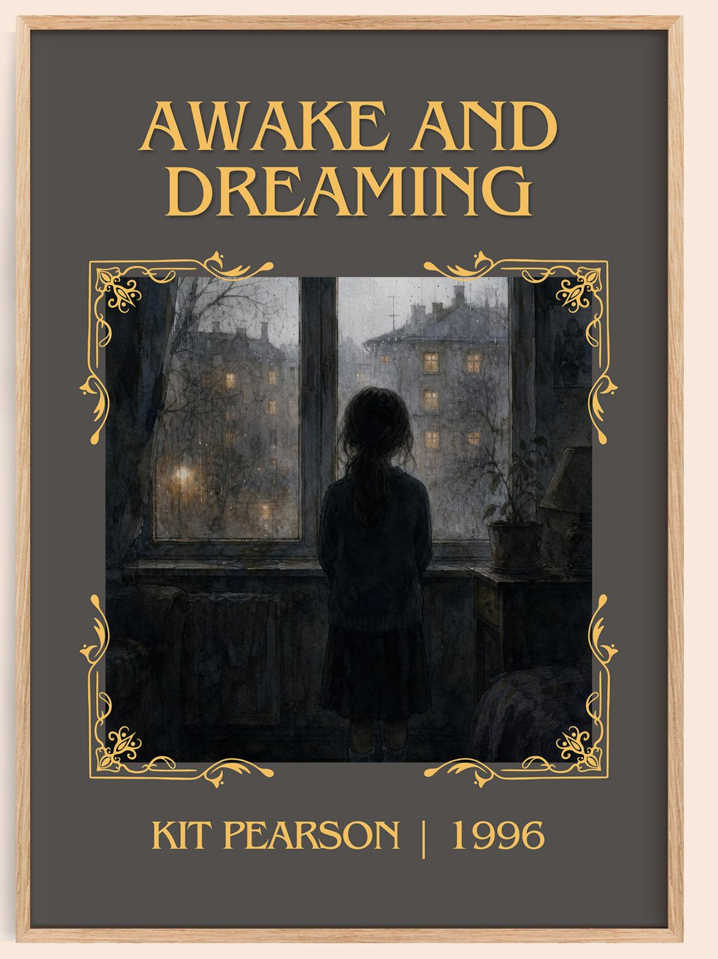 Awake and Dreaming Classic Book Art Print by Kit Pearson – book poster