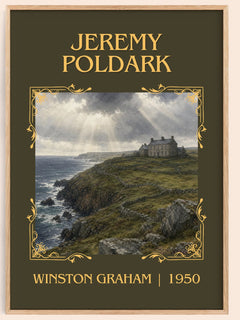 Jeremy Poldark Classic Book Art Print by Winston Graham – book poster