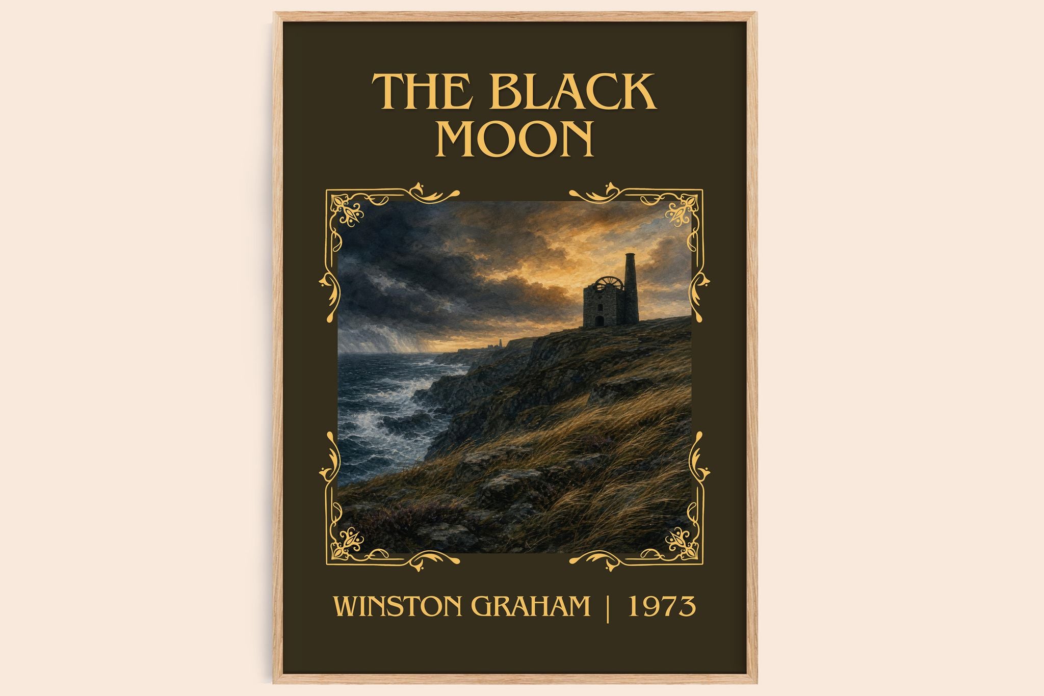 The black moon Classic Book Art Print by Winston Graham