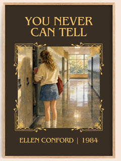 You never can tell Classic Book Art Print by Ellen Conford – book poster
