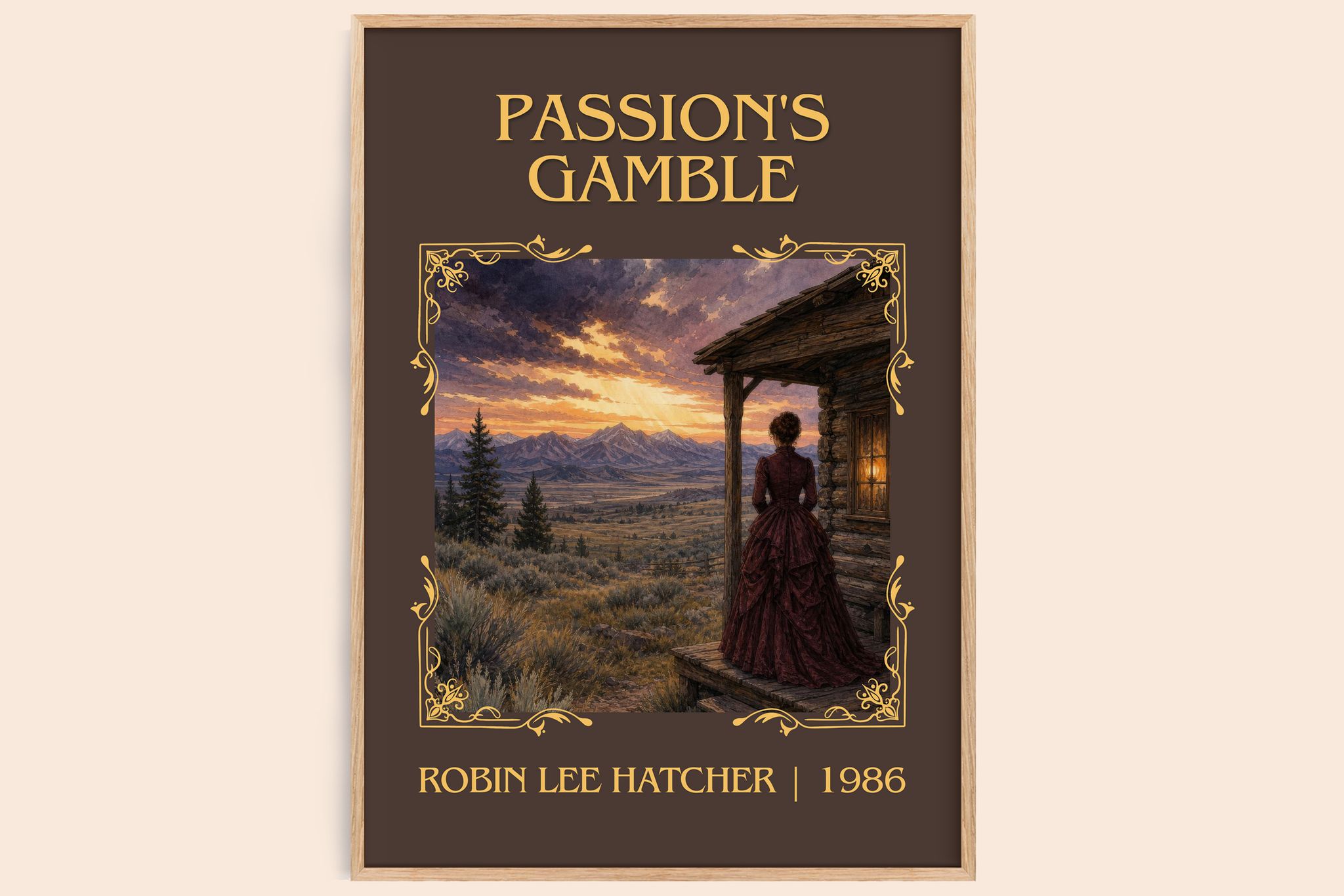 Passion's gamble Classic Book Art Print by Robin Lee Hatcher
