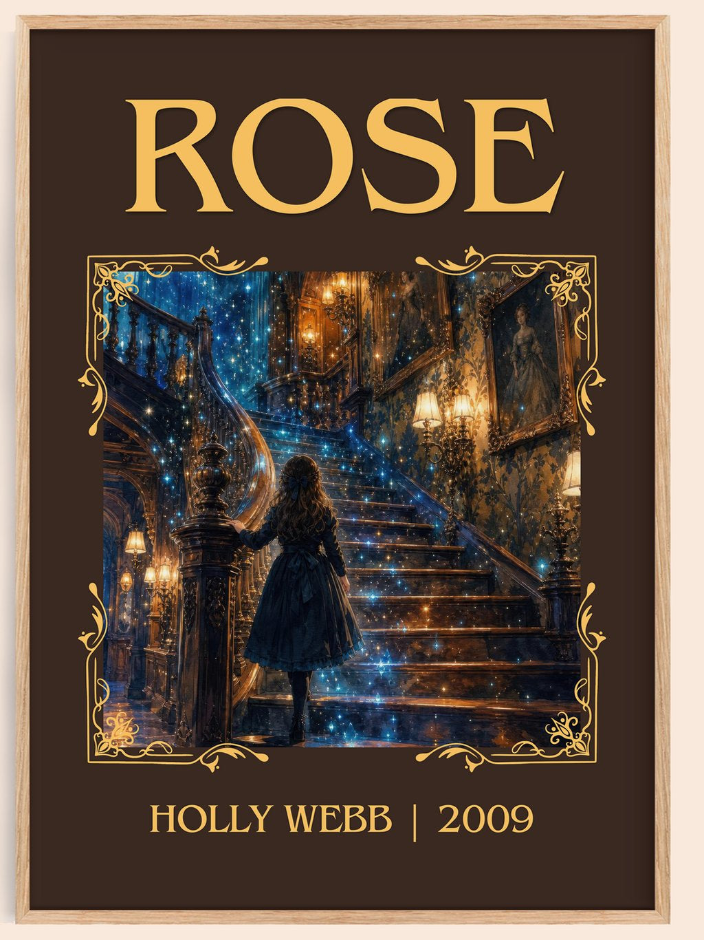 Rose Classic Book Art Print by Holly Webb – book poster