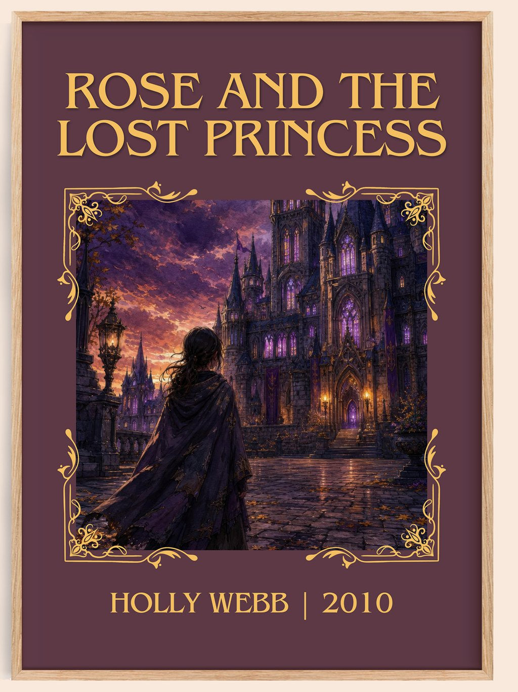 Rose And The Lost Princess Classic Book Art Print by Holly Webb – book poster