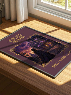 Rose And The Lost Princess Classic Book Art Print by Holly Webb – print on a sunlit desk
