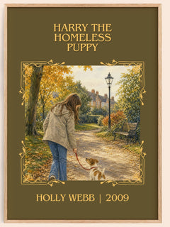Harry the Homeless Puppy Classic Book Art Print by Holly Webb – book poster