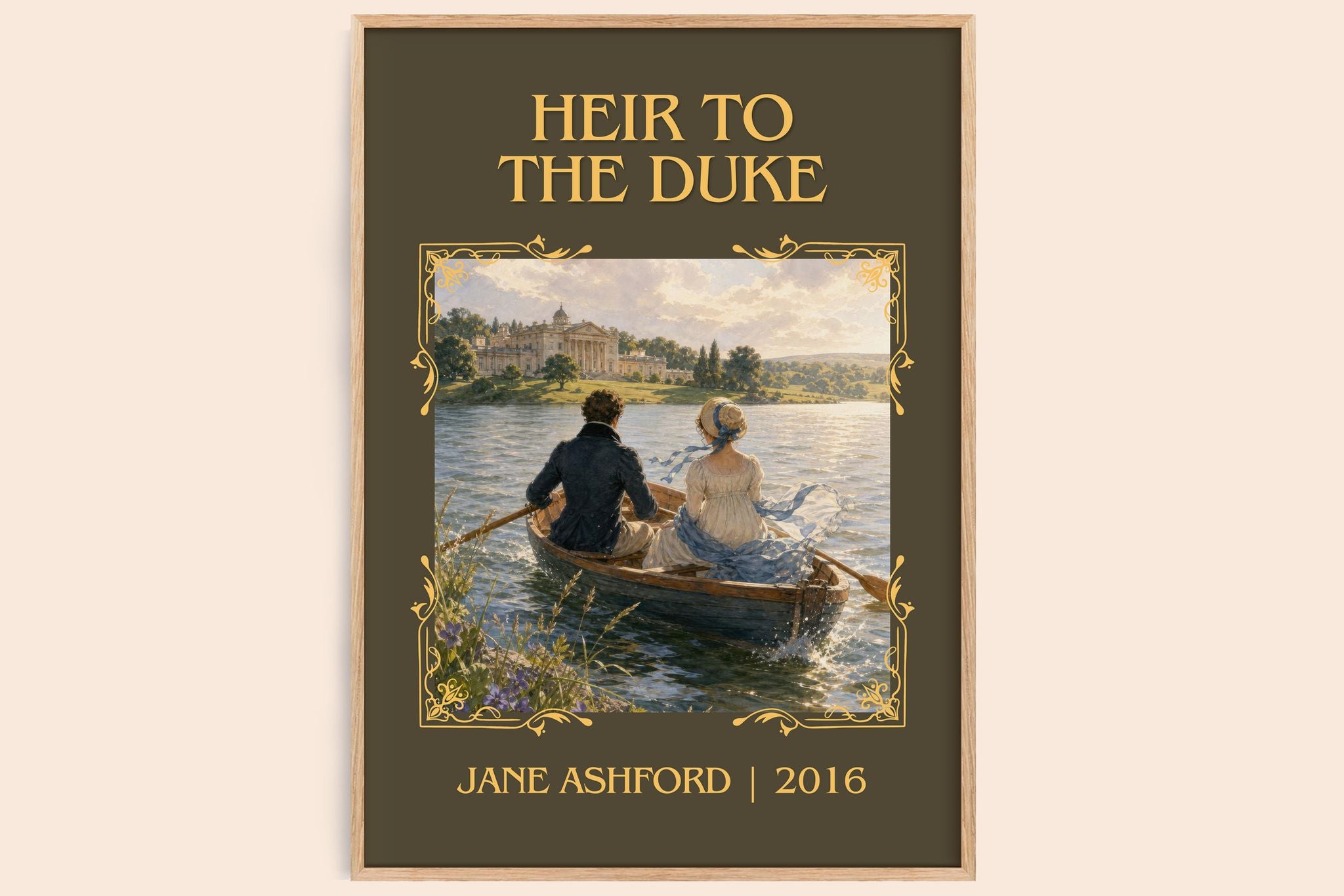 Heir to the Duke Classic Book Art Print by Jane Ashford
