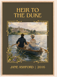 Heir to the Duke Classic Book Art Print by Jane Ashford – book poster